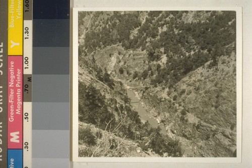 Trinity River and canyon; 12 prints, 3 negatives