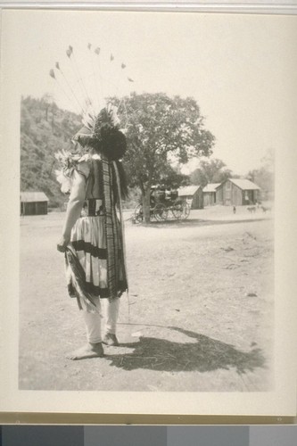 Coyote dances and roundhouse; Grindstone Rancheria; May 1923; 48 prints, 9 negatives