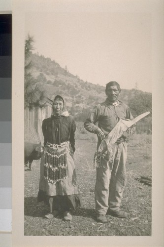 Chief and wife; 1919; 9 prints (Bogus Tom Smith)