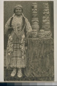 Woman of the Polikla Tribe, Lower Klamath River. 1916