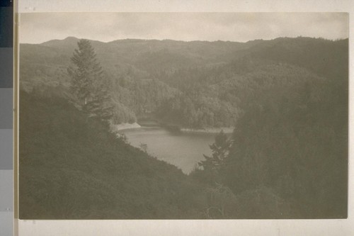 Alpine Reservoir, Mt. Tamalpais; August 1927; 2 prints