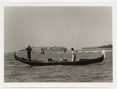 Untitled photograph (The Poet of the Gondola)
