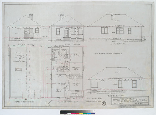 Cottage B-B. Drawing # 8