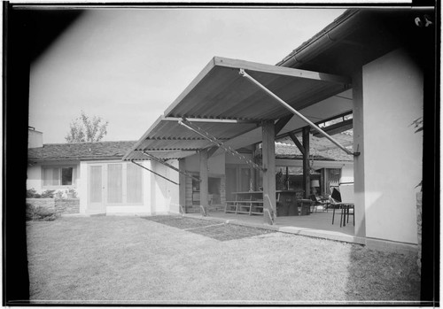 Rubin residence ["Midwestern ranch house"]. Architectural detail