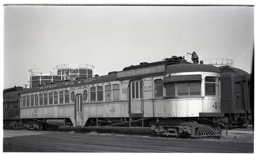 SD&A train carriage 43 at 13th Street