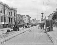 Cook stoves [street kitchens] on Geary St