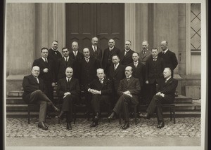 Das Komitee 1936 beim Abschied von Präsident Pfr. D. Burckhardt