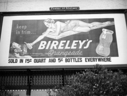 Bireley's Orangeade billboard