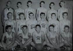 Analy High School Tigers basketball 1948-1949