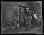 Scene from stage play, "Bury the Dead," California Labor School