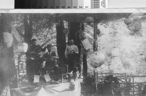 Fourth of July at a family camp in Blithedale Canyon