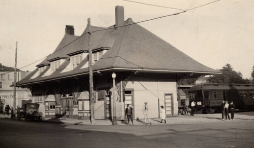 Northwestern Pacific Railroad station in Mill Valley