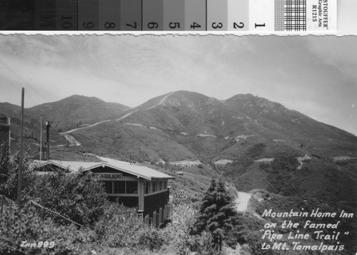 Mountain Home Inn on the famed "Pipe Line Trail" to Mount Tamalpais