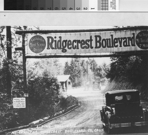 Alpine Toll Gate on Mount Tamalpais