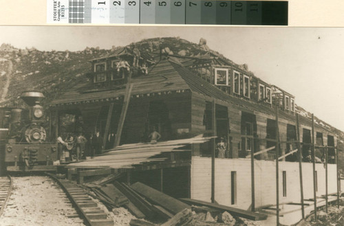 The Tavern of Tamalpais under construction