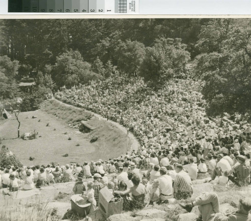 Audience watching Mountain Play