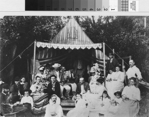 Guest cottage tent at the Blithedale Hotel