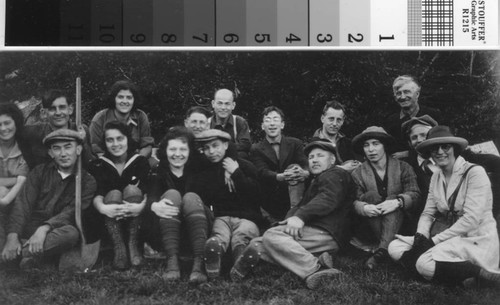 Group of hikers from the California Alpine Club