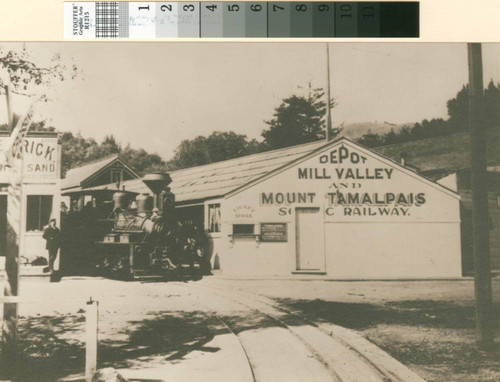 Mill Valley and Mount Tamalpais Scenic Railway, Mill Valley Depot