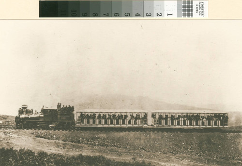 The first train to the summit of Mount Tamalpais on August 26, 1896