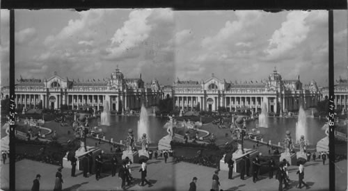 Magnificent Palace of Electricity, looking from Cascade Gardens, Louisiana Purchase Exposition
