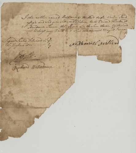 Nathaniel Millerd's promise to sell and deliver bond
