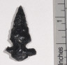 Paipai obsidian point, small