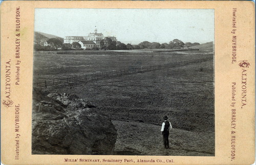 Eadweard Muybridge photograph of Mills Hall