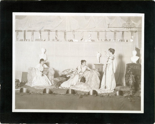 Photograph of a theatrical production at Mills College