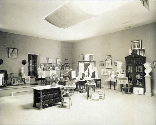 Photograph by Taber of art studio at Mills College