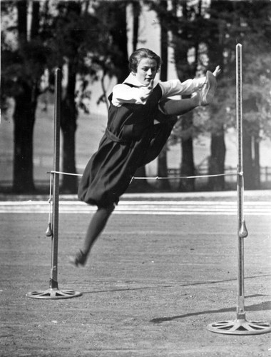 Photograph of track and field at Mills College