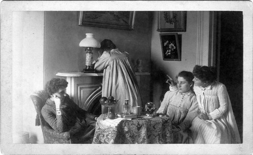 Photograph of student room at Mills College