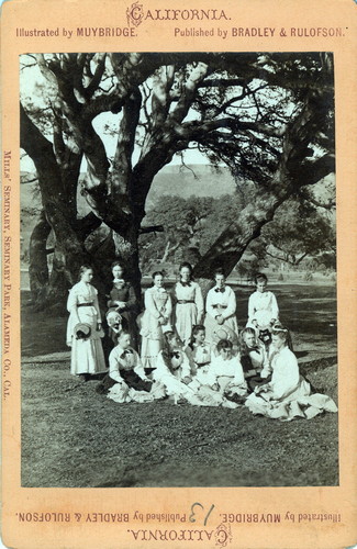 Eadweard Muybridge photograph of student group