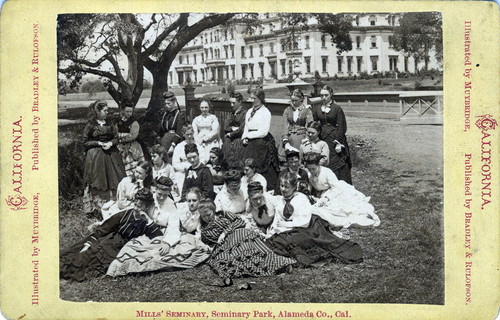 Eadweard Muybridge photograph of student group