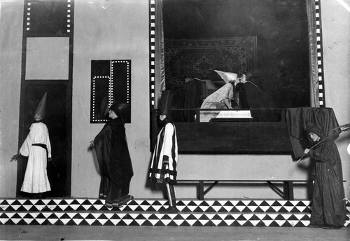 Photograph of a theatrical production at Mills College