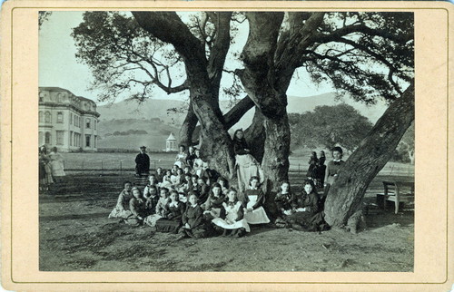 Eadweard Muybridge photograph Mills College students