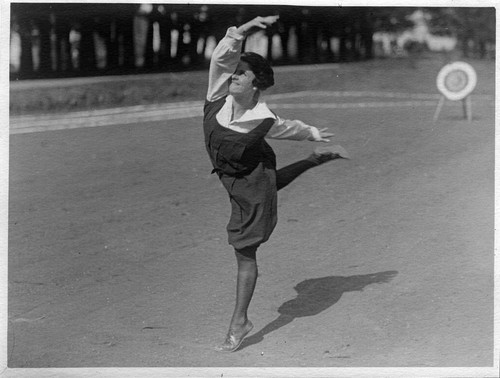 Photograph of a woman athlete