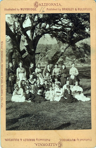 Eadweard Muybridge photograph of student group