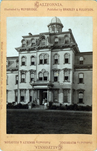 Eadweard Muybridge photograph of Mills Hall