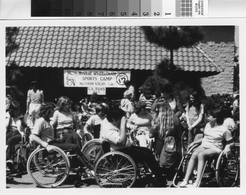 [Junior Wheelchair Sports Camp, Mission Viejo CA photograph]