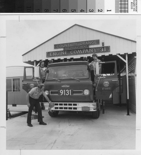[County of Orange Fire Department Engine Company 31 fire engine photograph]