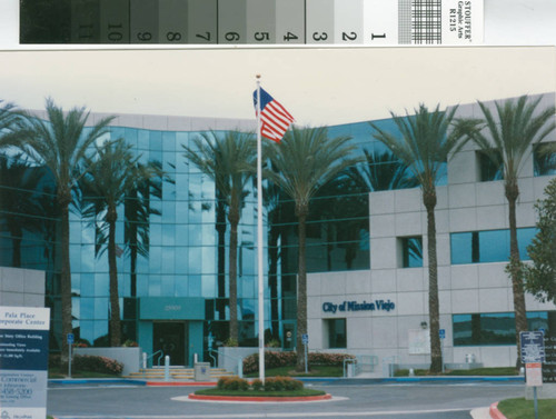 [City of Mission Viejo City Hall on Pala, circa 1990s photograph]