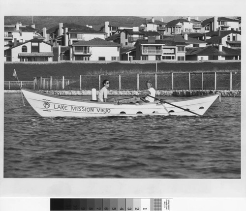 [Rowing on Lake Mission Viejo photograph]