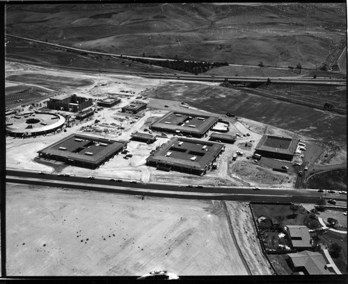 [Mission Viejo High School, circa 1966 aerial photograph]