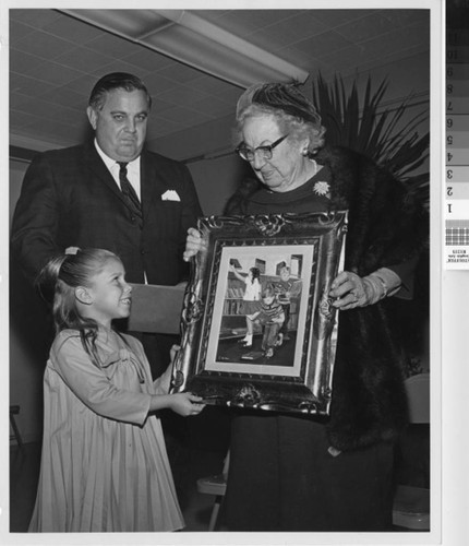 [Dedication of Marguerite M. O'Neill Elementary School photograph]