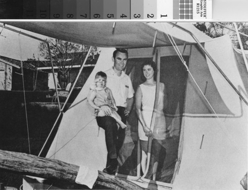 [Family camping for a Mission Viejo La Paz home photograph]