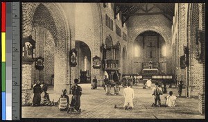Inside the church at Buta, Congo, ca.1920-1940