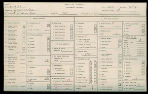 WPA household census for 115 E ADAMS, Los Angeles