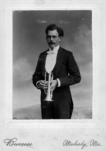 W. Frank Harris Bandmaster of the Columbia Club Band