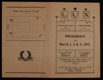 LUX Theatre program for March 1917